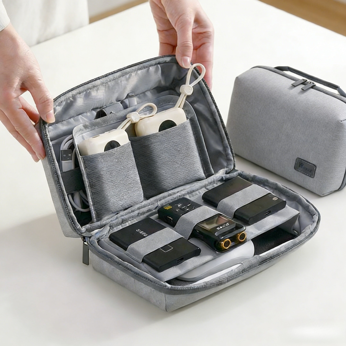 Tech Accessories Storage - 1 Adet Elektronik Organizatör Seyahat Çantası,