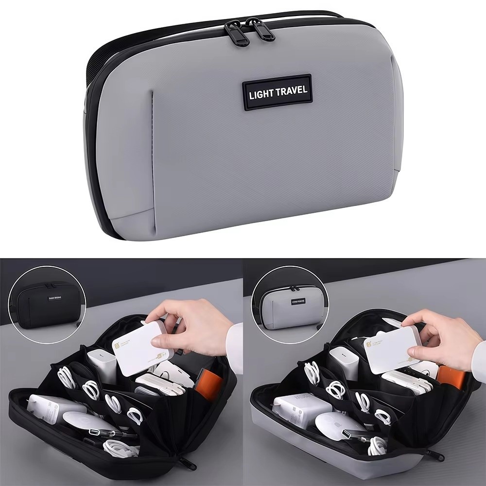 Tech Accessories Travel Bag - Taşınabilir Veri Kablosu Saklama Çantası Toz
