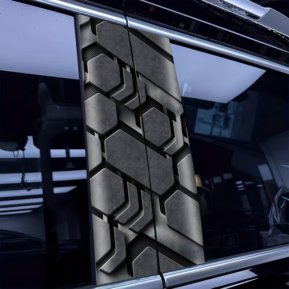 Tech Accessories For Laptop - 2 Parçalı Metal Teknik Desenli Araba