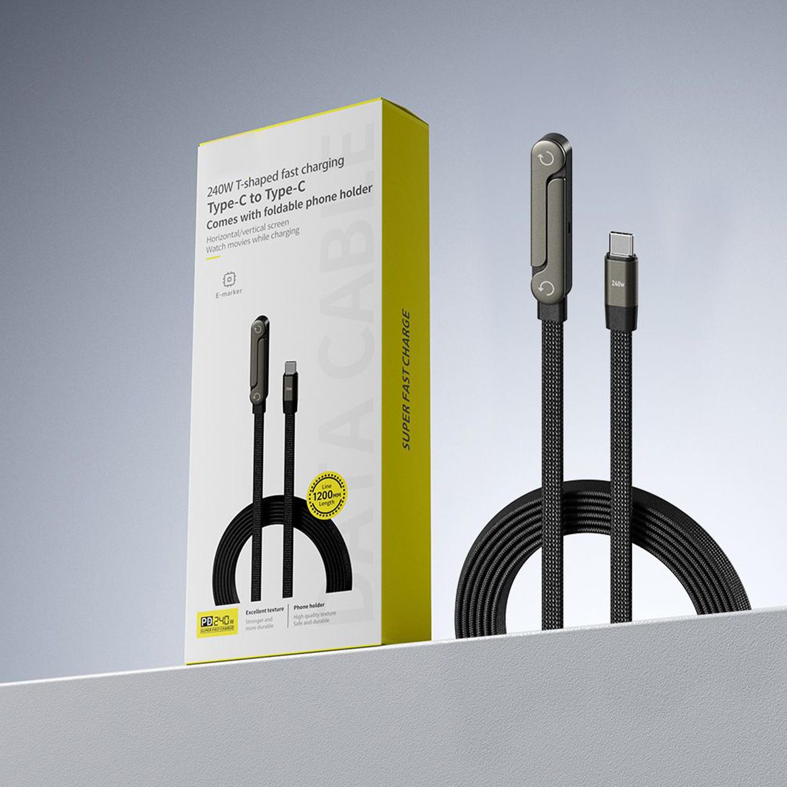 Tech Accessories For Home Office - Görünmez Tutucu Şarj Kablosu 2'si 1