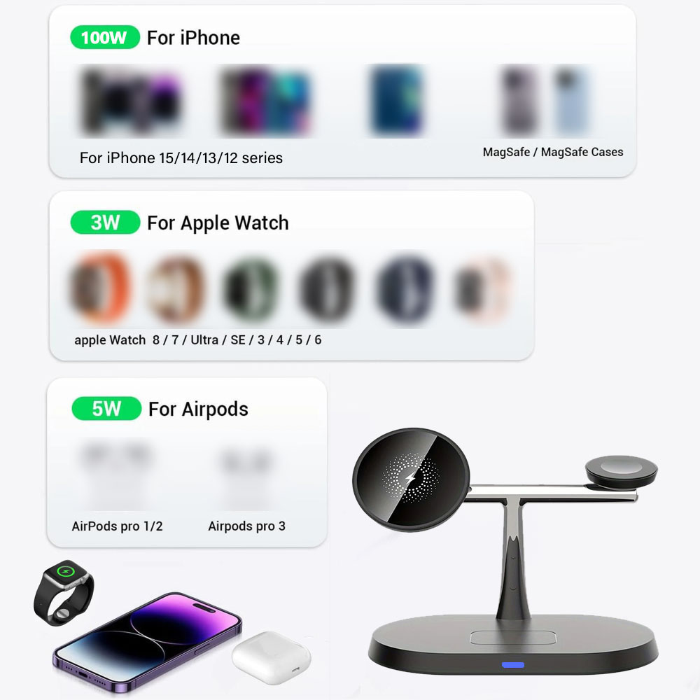 MacSafe iPhone 17/16/15/14 Pro - Wireless Charger 3 In 1 incelemesi ve fiyatı