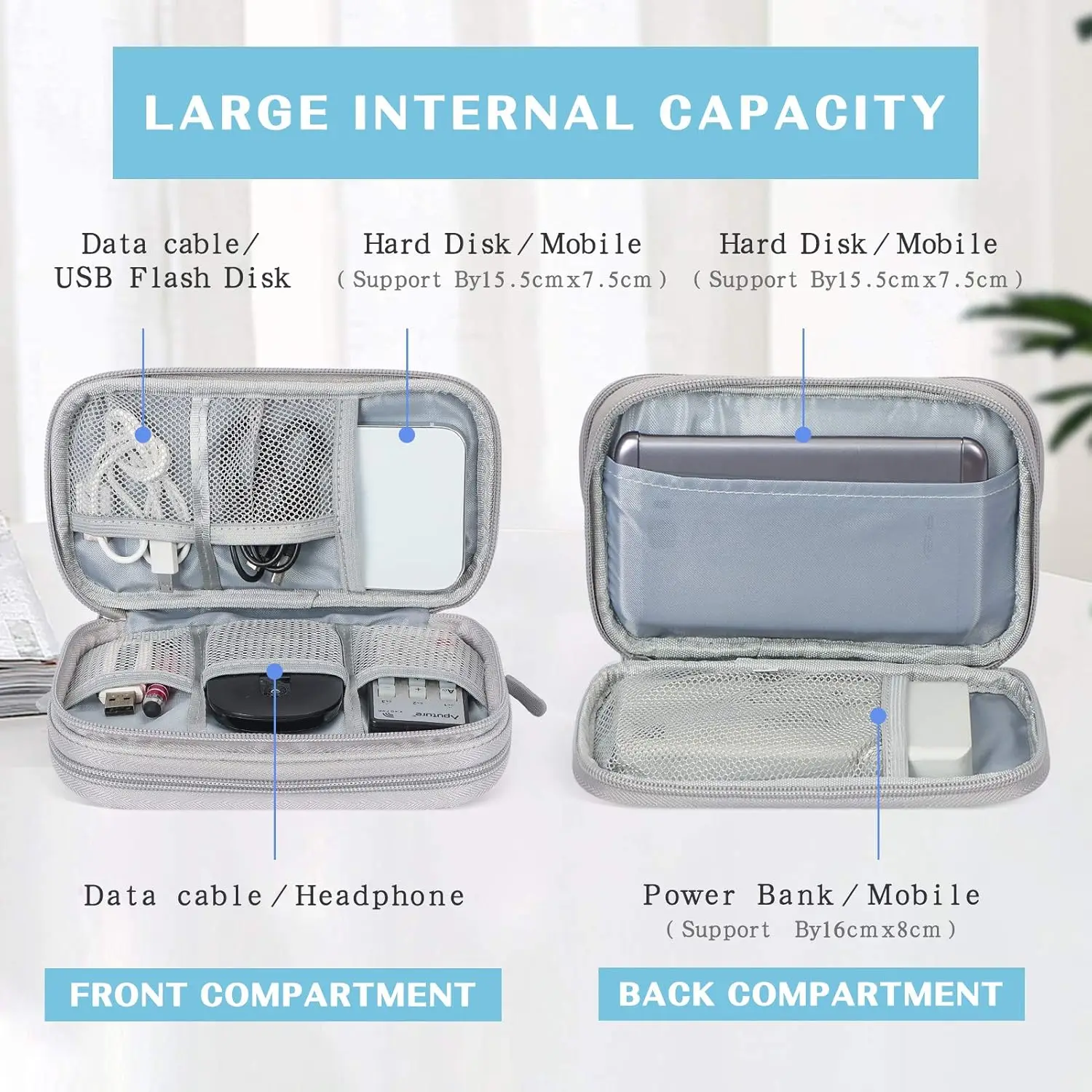 Su geçirmez Seyahat Kablo Düze - Tech Accessories Hard Case incelemesi ve fiyatı