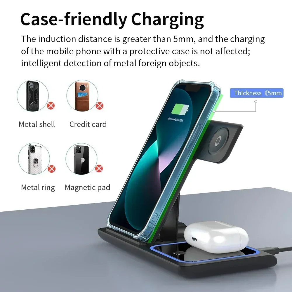 3 In 1 Kablosuz Şarj Cihazı Ka - Wireless Charger 3 In 1 incelemesi ve fiyatı