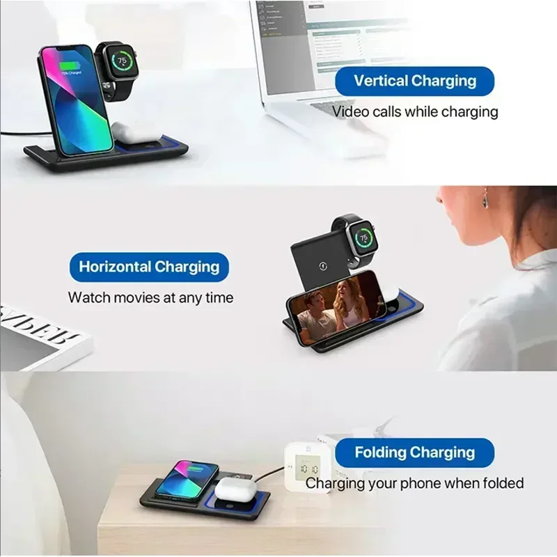 3 In 1 Kablosuz Şarj Cihazı Ka - Wireless Charger 3 In 1 incelemesi ve fiyatı