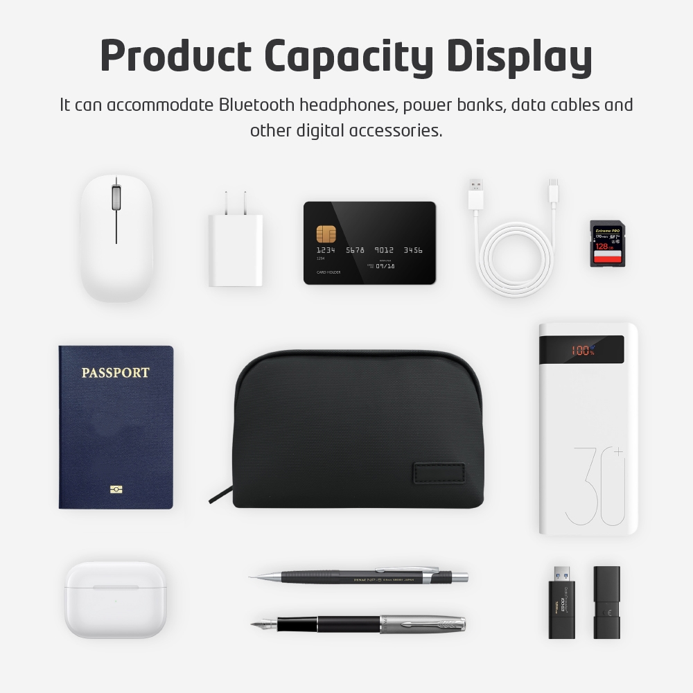 Hafif Su Geçirmez Teknoloji Ça - Tech Accessories Storage incelemesi ve fiyatı