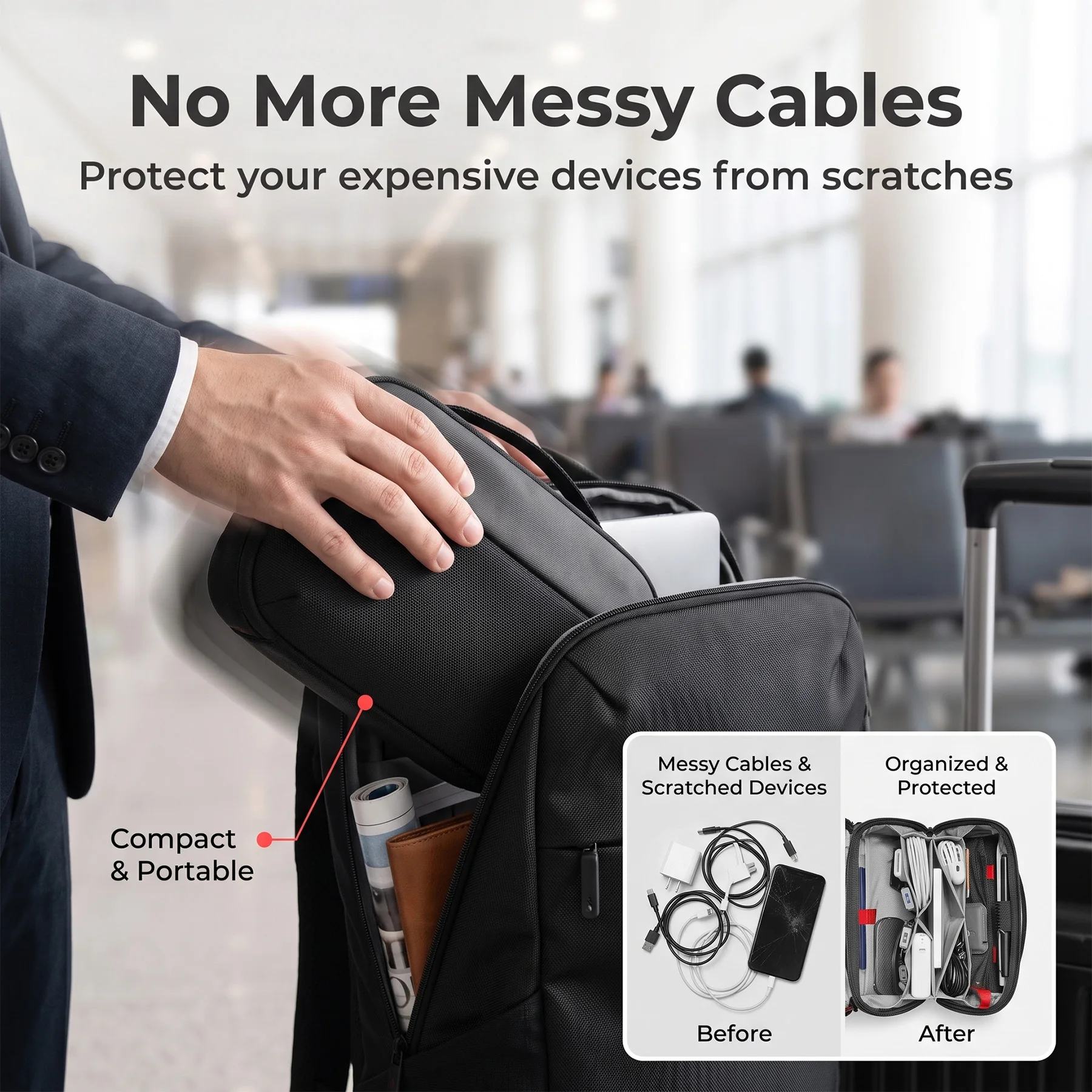 Seyahat Teknolojisi Düzenleyic - Tech Accessories Storage incelemesi ve fiyatı