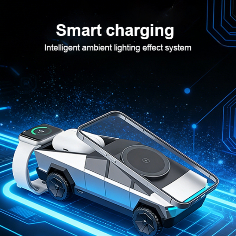 Masaüstü Standı 3'ü 1 Arada Cy - Wireless Charger 3 In 1 incelemesi ve fiyatı
