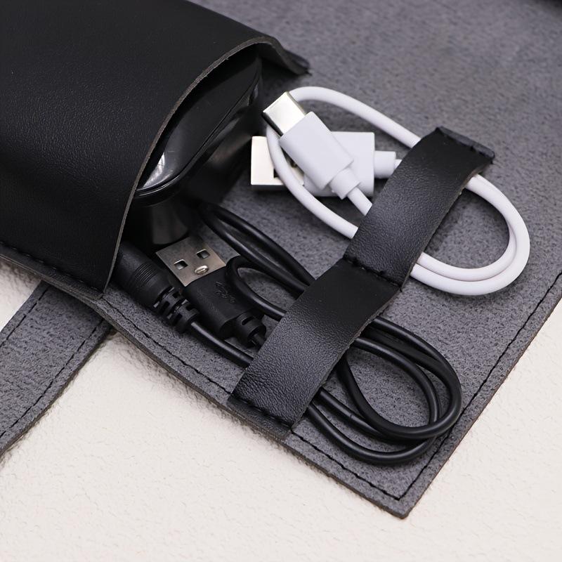 1 adet PU deri çok bölmeli org - Tech Accessories Storage incelemesi ve fiyatı