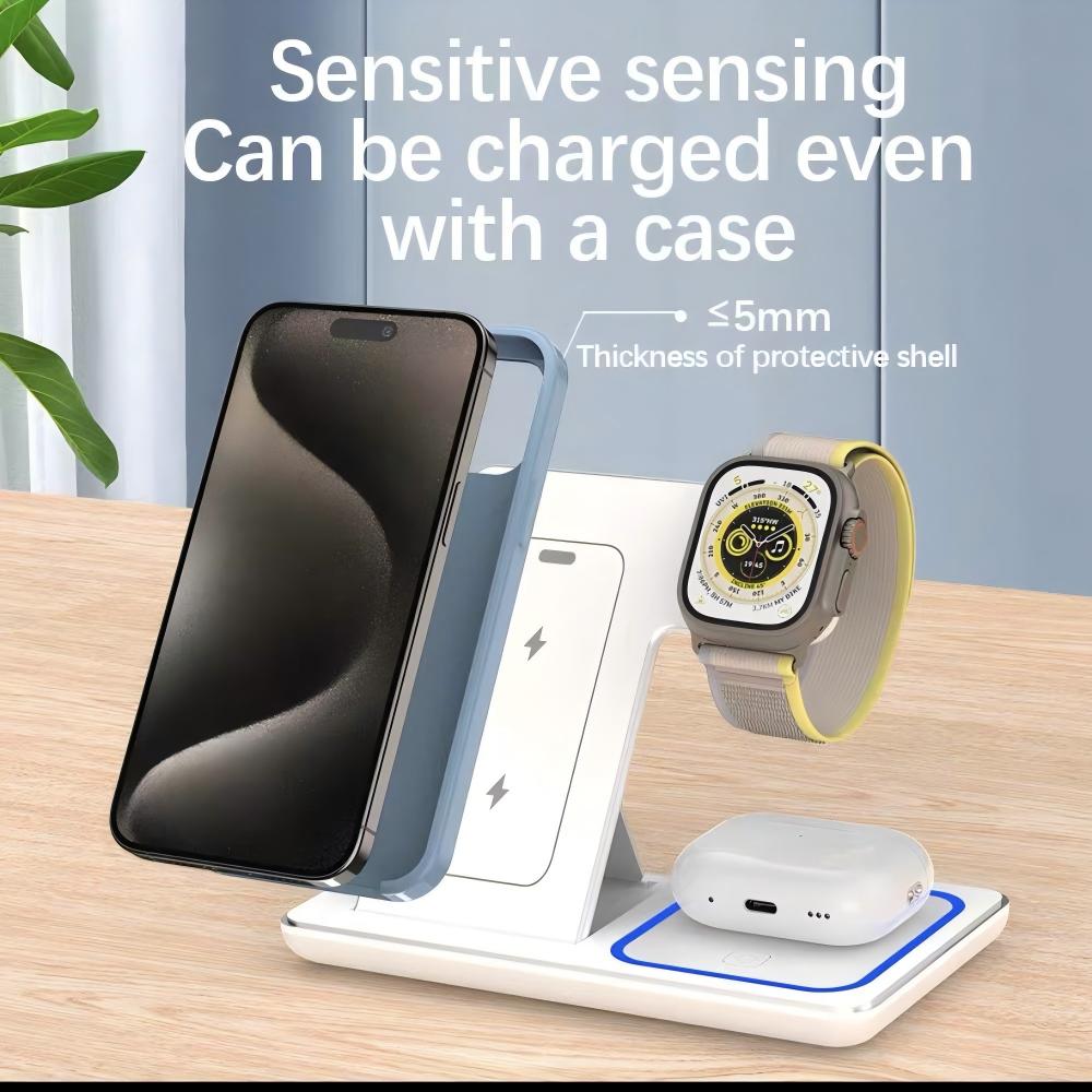 Kablosuz Şarj Cihazı Tutucu St - Wireless Charger 3 In 1 incelemesi ve fiyatı