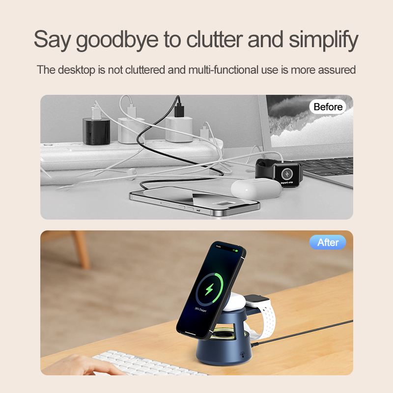 iPhone 16/15/14 Serisi, IWatch - Wireless Charger 3 In 1 incelemesi ve fiyatı