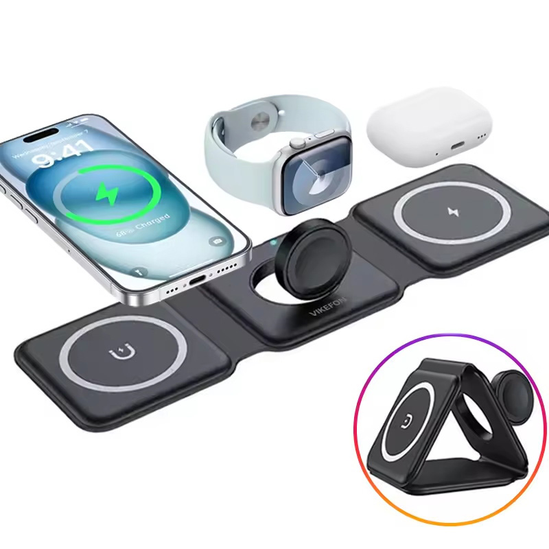 3'ü 1 Arada Manyetik Katlanabi - Wireless Charger 3 In 1 incelemesi ve fiyatı