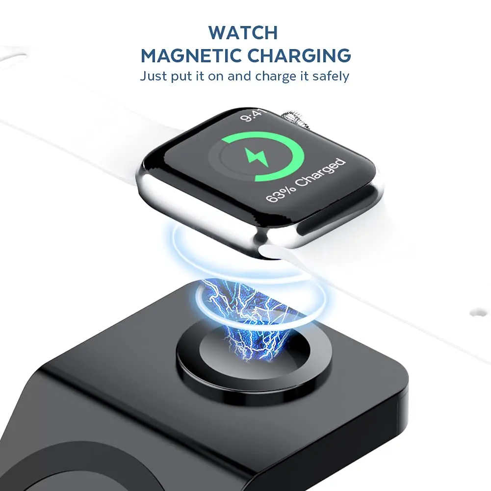 3'ü 1 Arada Kablosuz Şarj Stan - Wireless Charger 3 In 1 incelemesi ve fiyatı
