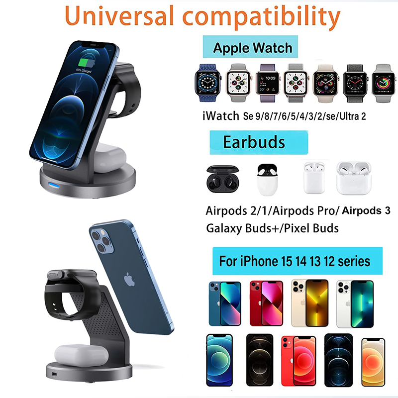 3'ü 1 Arada Kablosuz Şarj Stan - Wireless Charger 3 In 1 incelemesi ve fiyatı