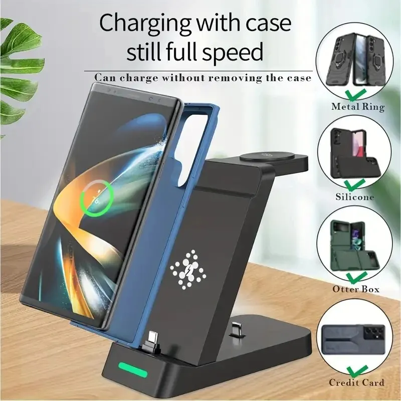 Samsung S24 S23 S22 not Z için - Wireless Charger 3 In 1 incelemesi ve fiyatı