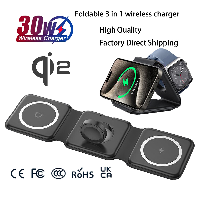 Evrensel Qi2 Manyetik Katlanab - Wireless Charger 3 In 1 incelemesi ve fiyatı