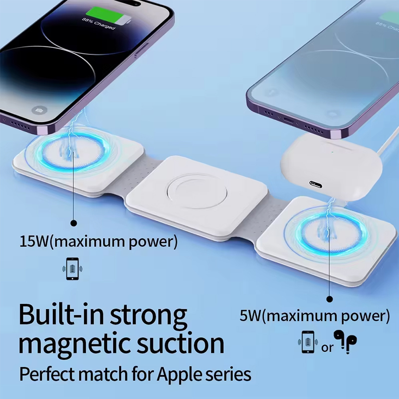 Evrensel Qi2 Manyetik Katlanab - Wireless Charger 3 In 1 incelemesi ve fiyatı