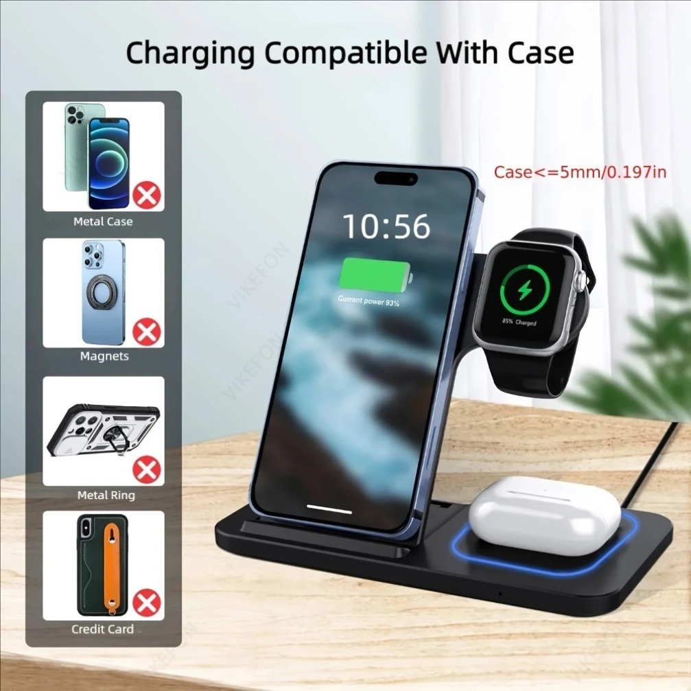 Katlanabilir 3'ü 1 Arada Kablo - Wireless Charger 3 In 1 incelemesi ve fiyatı