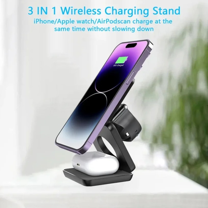 3'ü 1 Arada Katlanabilir Manye - Wireless Charger 3 In 1 incelemesi ve fiyatı